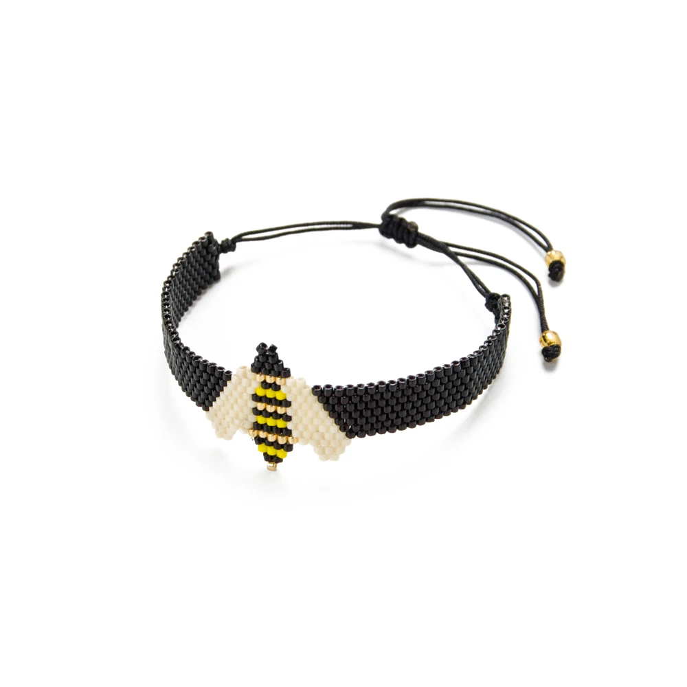 Shinus 10 шт./лот Boho MIYUKI Bee браслеты из бисера женские летние ювелирные изделия Etsyhandmade тканые Bileklik Mujer Pulseras