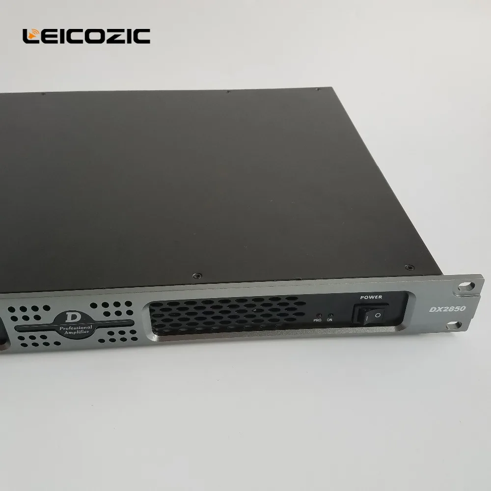 Leicozic DX2850 1u усилители 1400 Вт RMS amplificador аудио 2 Канальные усилители усилитель высокой мощности профессиональные сценические звуковые системы