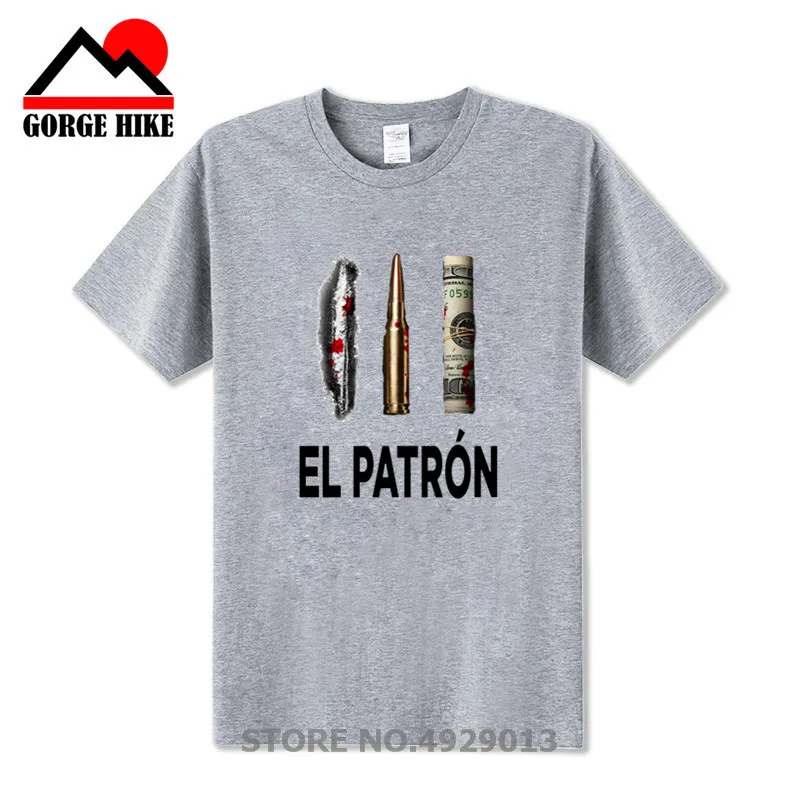 Футболка Parody Plata O Plomo Camiseta Мужская футболка с серебряным или свинцовым принтом |