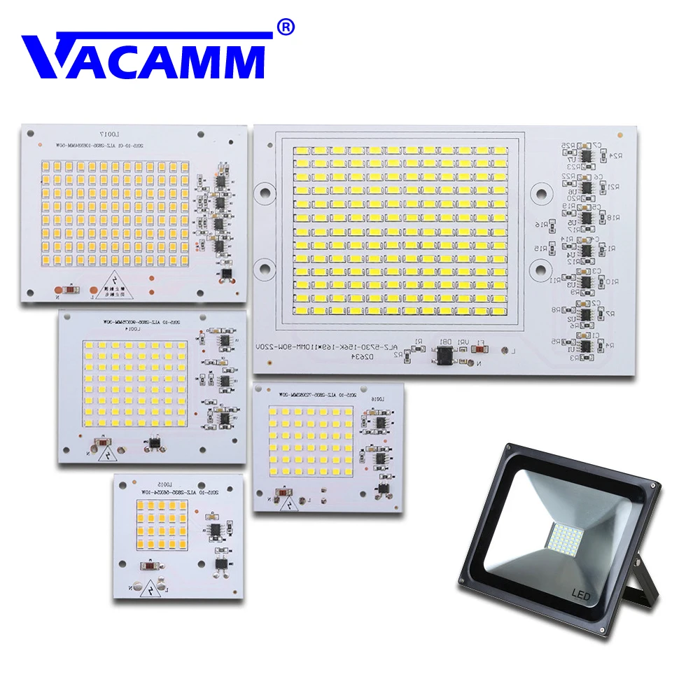 Светодиодный светильник SMD Smart IC 10 Вт 20 30 50 90 220 В|smart ic|lampada led bulbled bulb |