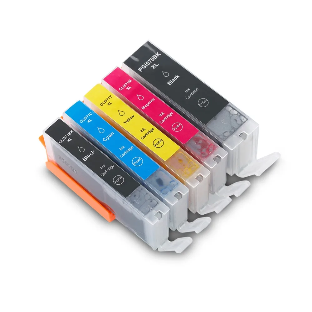 PGI-570 CLI-571 картриджи для Canon PIXMA MG5750 MG5751 MG5752 MG5753 MG6850 MG6851 MG6852 MG6853 MG7750 MG7751 MG7752 |