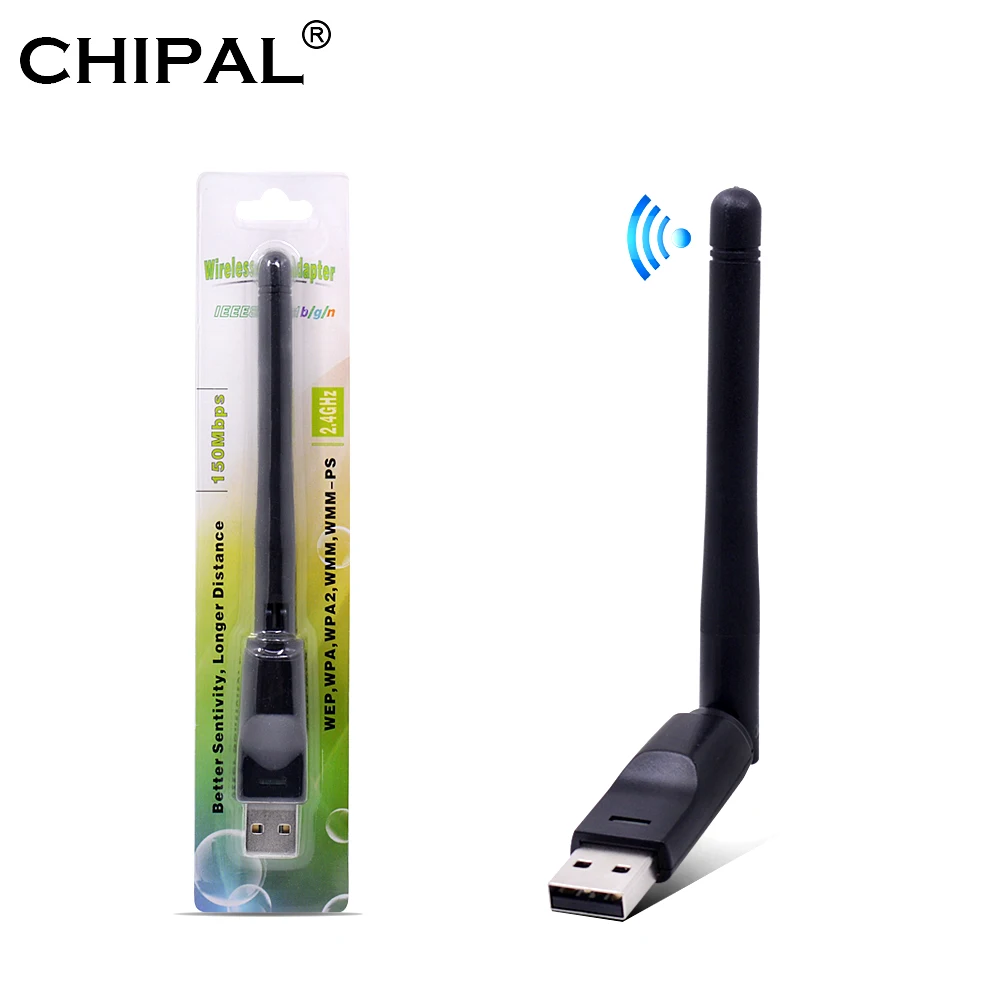 WiFi-адаптер с антенной CHIPAL | Компьютеры и офис
