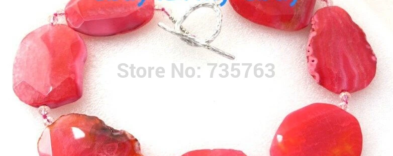 Граненный зеленый и розовый агат граненый кристаллический ожерелье xiuli 001295 |