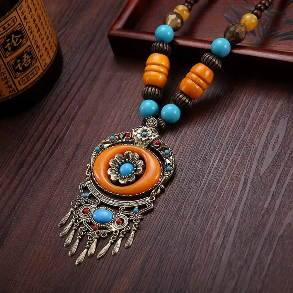 Yellow Necklace Хлопковое льняное женское платье макси размера плюс, однотонное белое весеннее винтажное платье с длинным рукавом и круглым вырезом, женское Повседневное платье Sukienki 5XL - Цвет: Yellow Necklace