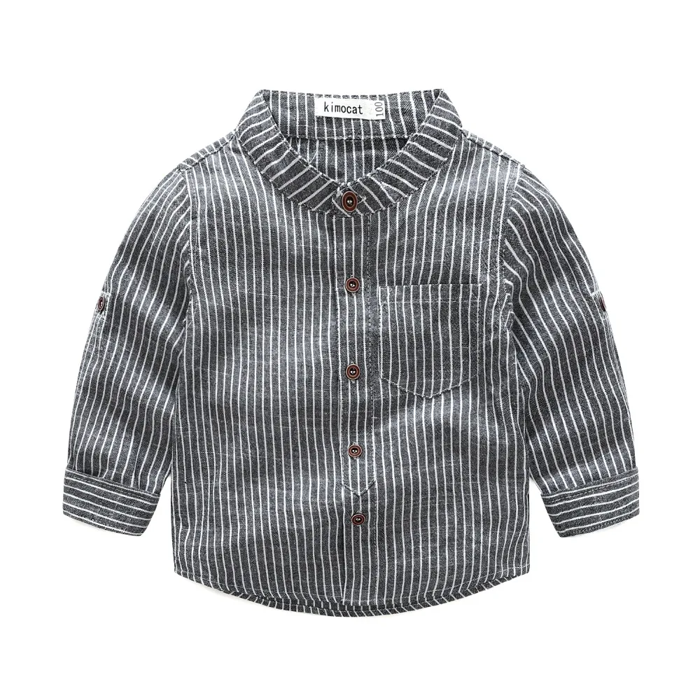 Новая рубашка для мальчиков модная в полоску мальчиков|shirt cap|shirt studsshirt mens |
