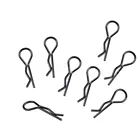 50 шт., зажимы для кузова из нержавеющей стали, булавки для гонки Redcat HPI Himoto HSP 02053 110 116 RC Car Shell Truck Buggy Toys