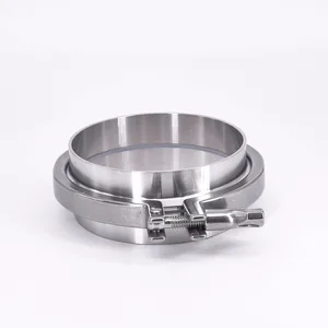 Зажим Tri Clamp x 108 мм 4,25 дюйма, нержавеющая сталь, 2 сварных наконечника SS304, 1 зажим SS304, 1 прокладка