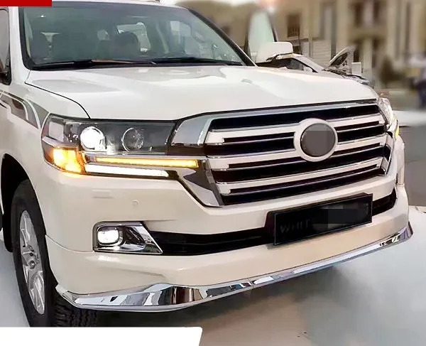 Хромированная боковая панель Qirun с желтым указателем поворота для Toyota land cruiser prado