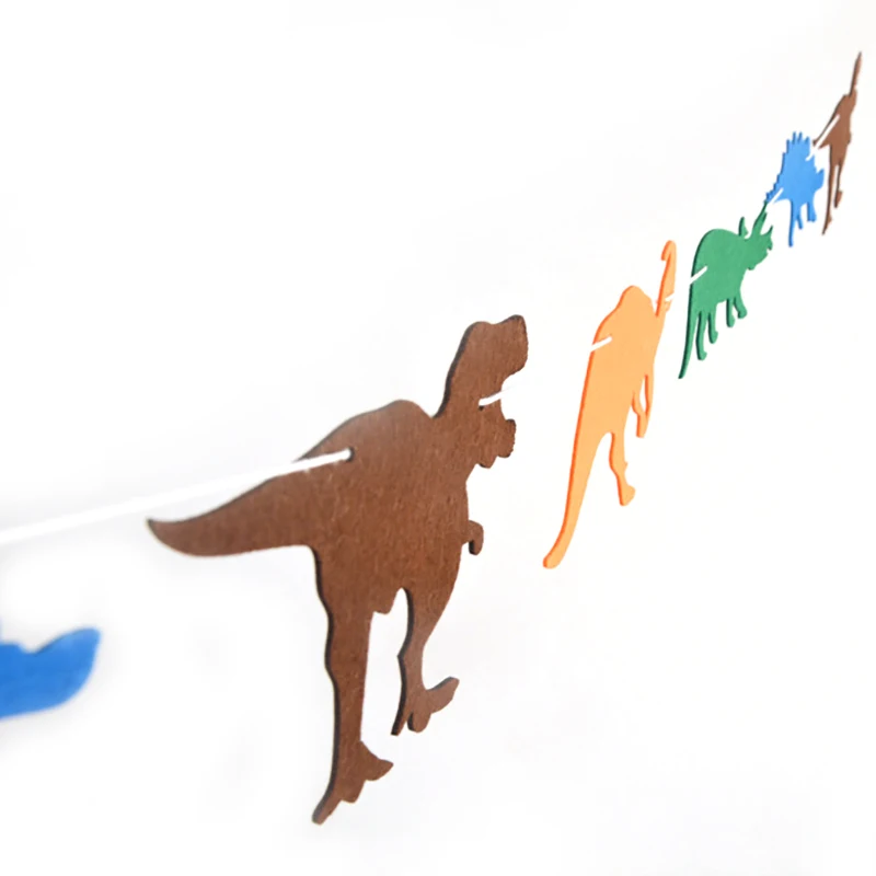 Birthday party holiday celebration ornament cartoon dinosaur letter pull flower decoration | Дом и сад