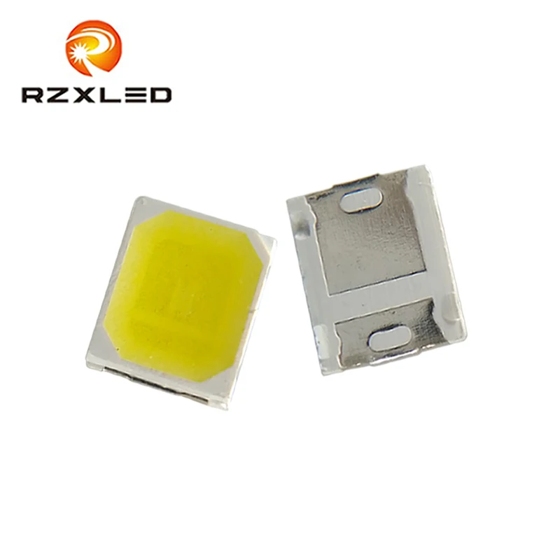 100 шт./лот LED 0 2 Вт 3В 60ма White5300K 5700K 6000K SMD 2835 пакет диод для вспышки камеры мобильного