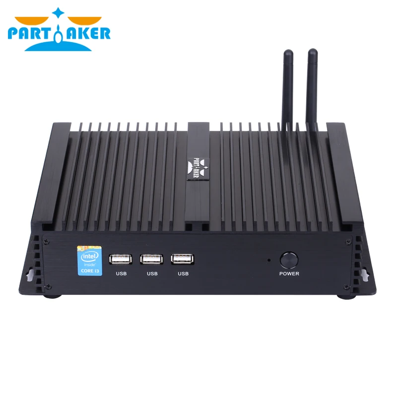 Причастник I3 Windows 7 Core i5 5250u промышленный Мини компьютер безвентиляторный дизайн