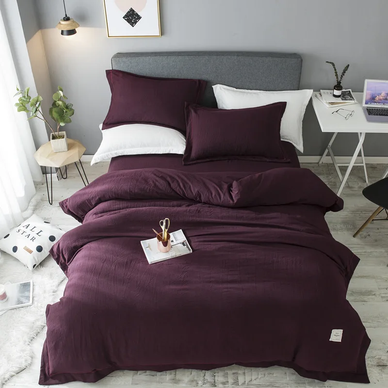 Пододеяльник из мытого хлопка с оборками только 1 шт. (без наволочки) | Дом и сад