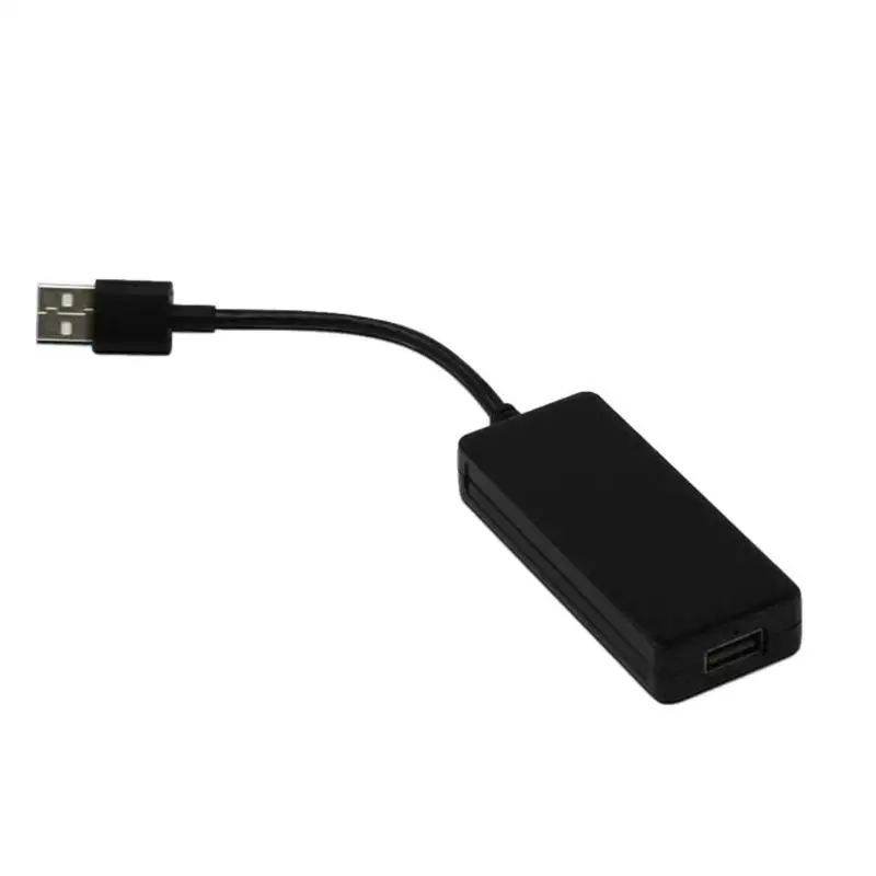 12V USB адаптер для Apple iOS CarPlay Android автомобильный навигатор плеер черный Usb кабель для передачи данных для iPhone и Android-смартфон продвижение