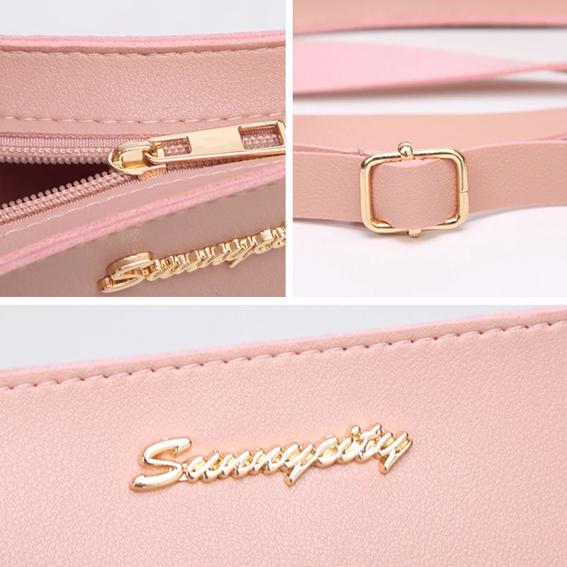 Модная женская сумка через плечо с надписью популярный кошелек для мелочи