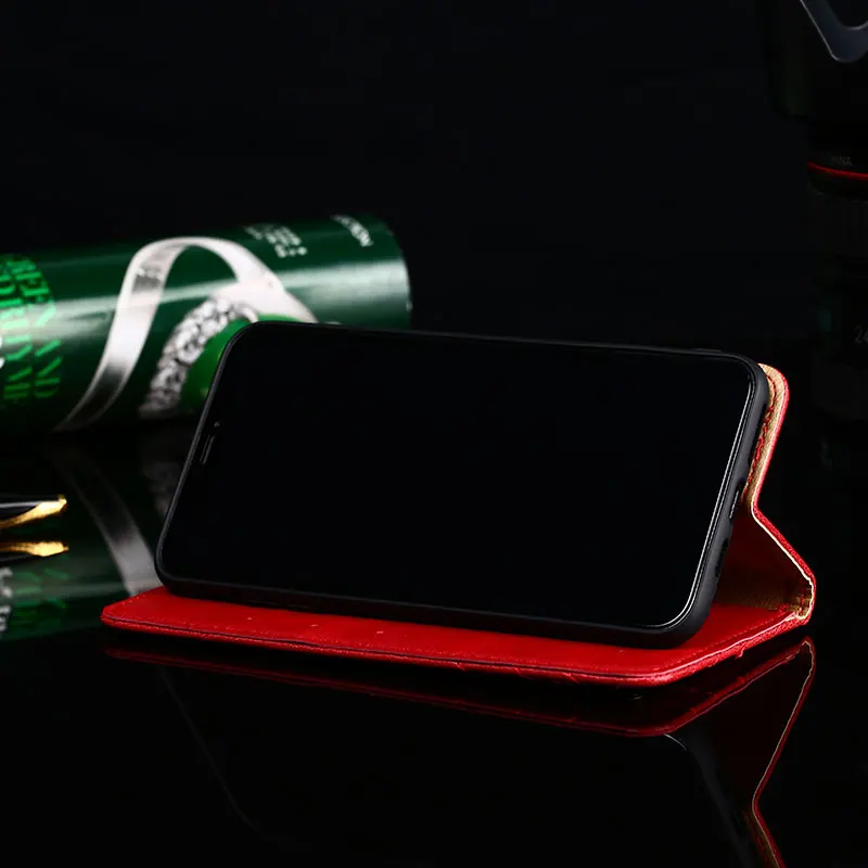 

Case for LG K40 K50 coque Luxury Leather Flip cover with stand funda for lg k40 k50 case Without magnets capa
