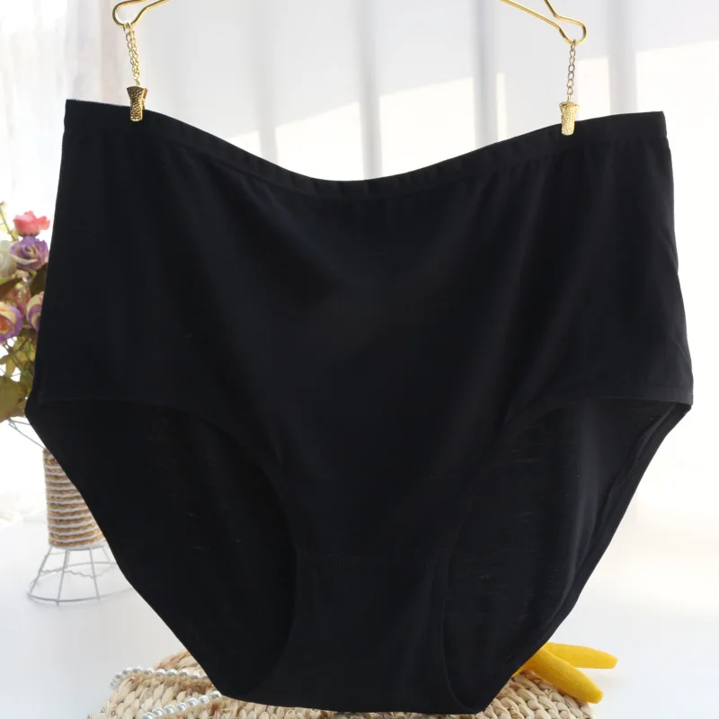 Новое поступление мягкие тонкие трусы большого размера плюс 7XL с высокой талией