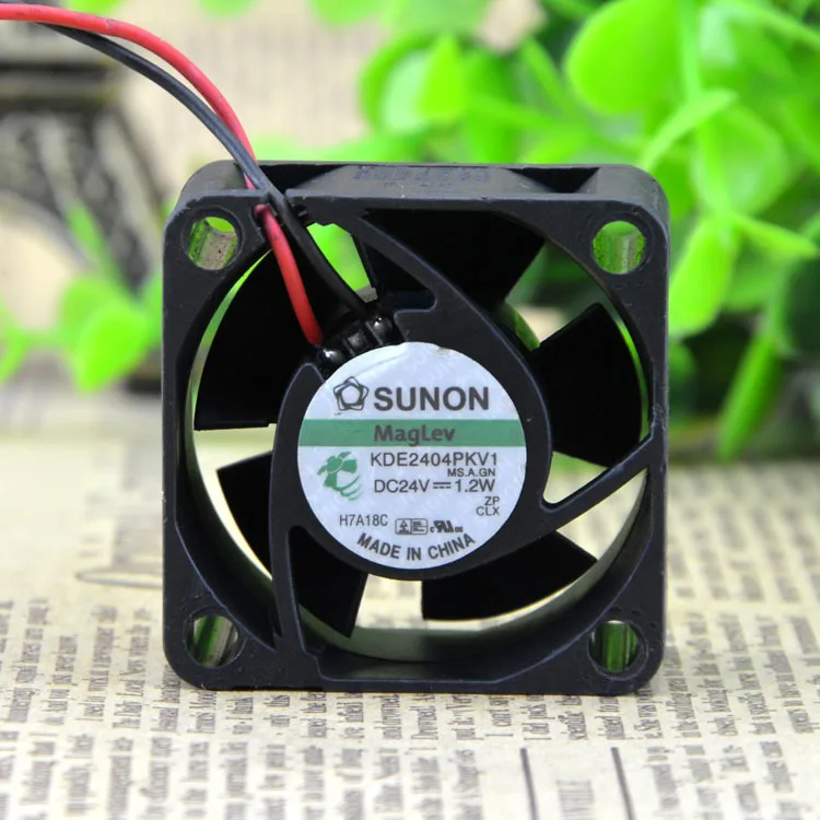 Фото Осевой вентилятор охлаждения для Sunon maglev fan KDE2404PKV1 4020 4 см 24 в 1,2 Вт №2