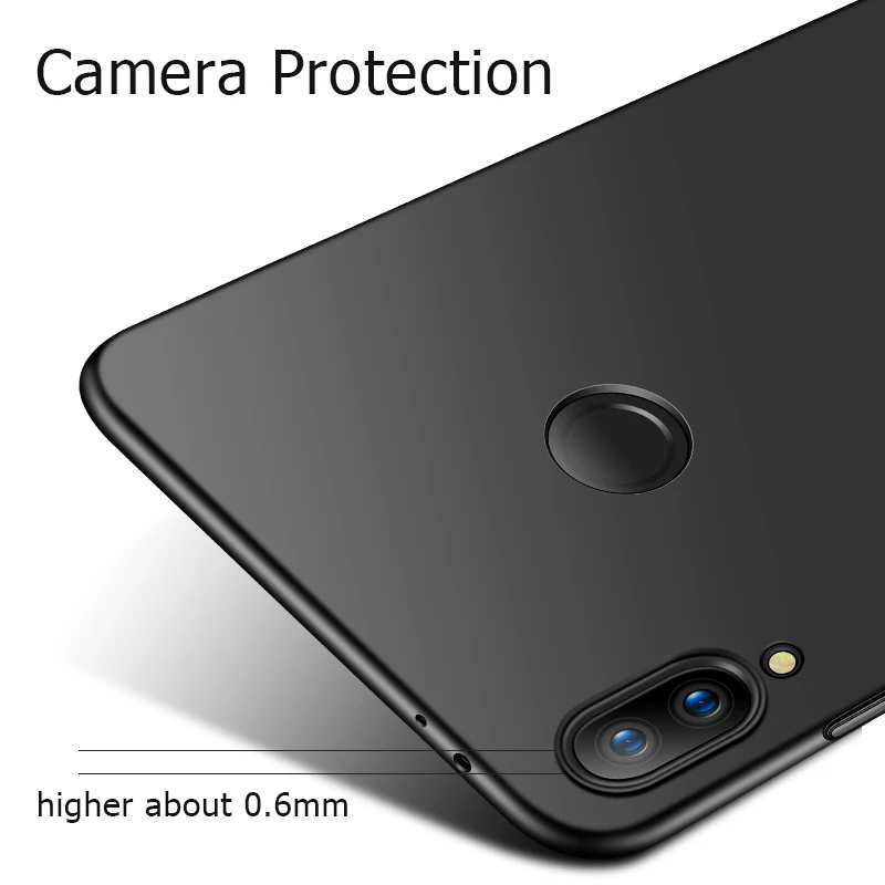 Чехол для Xiaomi Redmi Note 7 жесткая матовая задняя крышка телефона тонкий ударопрочный