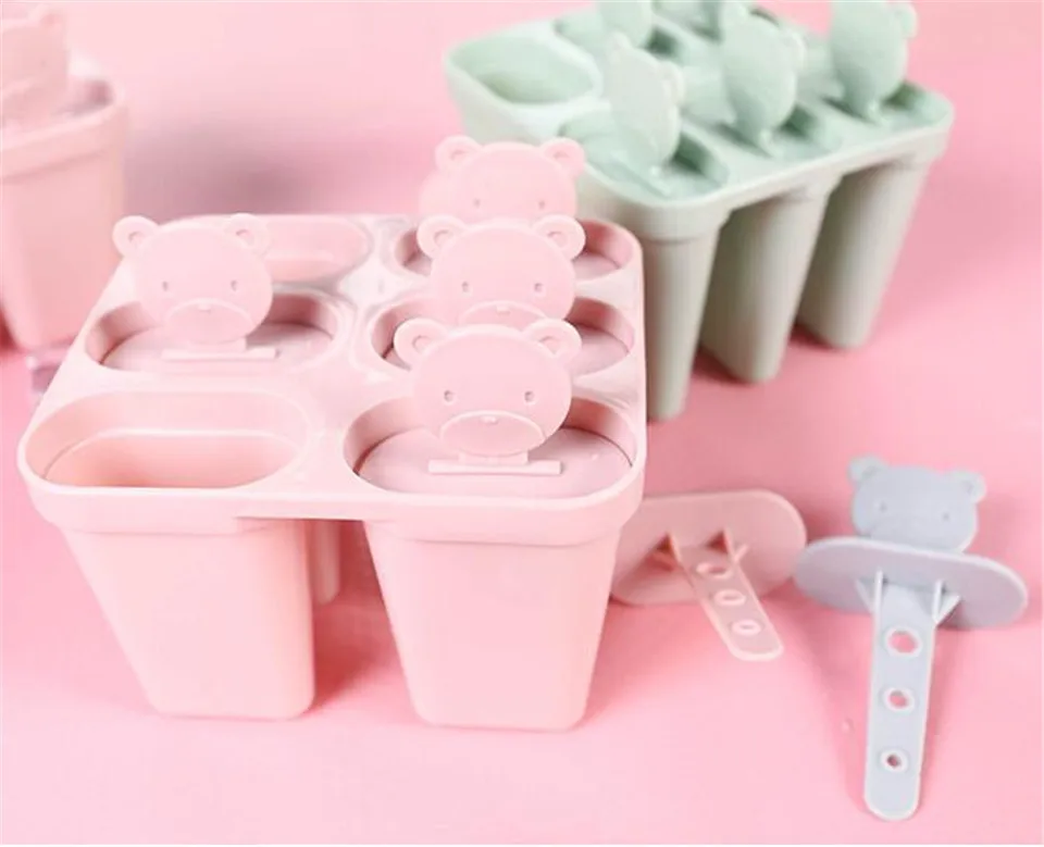 На палочке плесень лоток кухня 6 Cell ледяной куб формы производитель Popsicle DIY