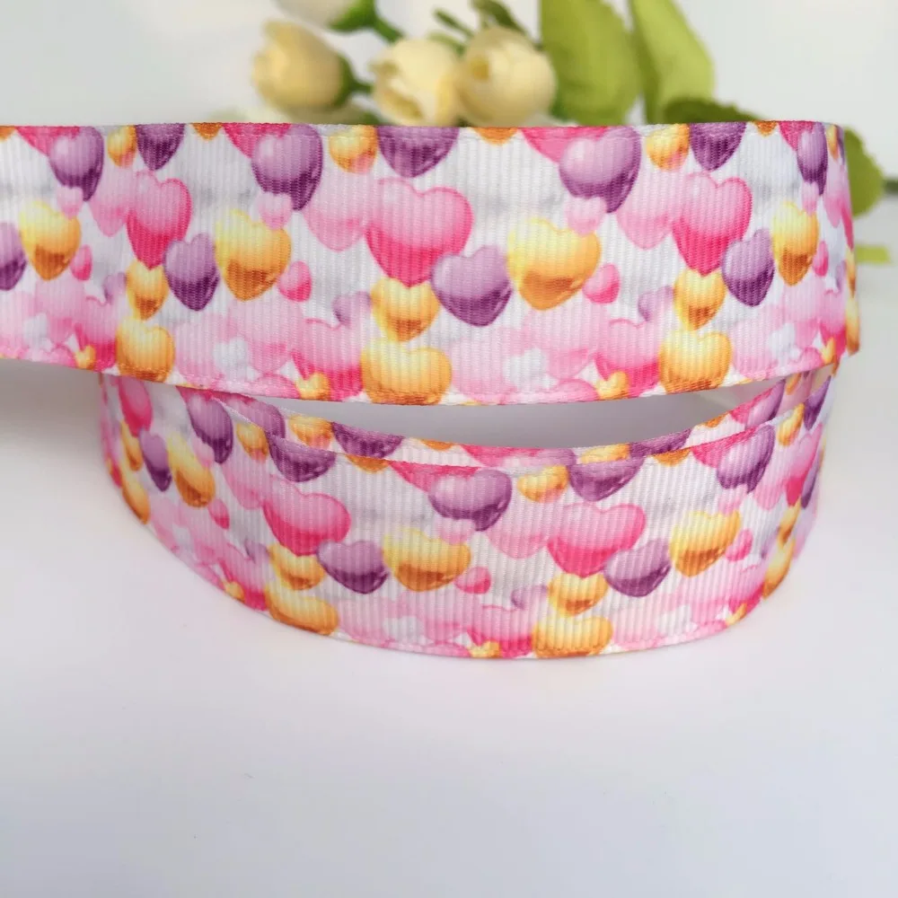 Лента из полиэстера с принтом Love 1 дюйм 25 мм|polyester ribbon|cartoon ribbonribbon ribbon |