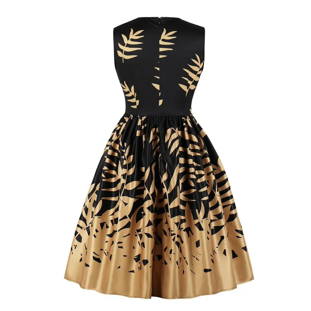 Платье с принтом eDressU винтажное платье большого размера для вечеринки в арабском