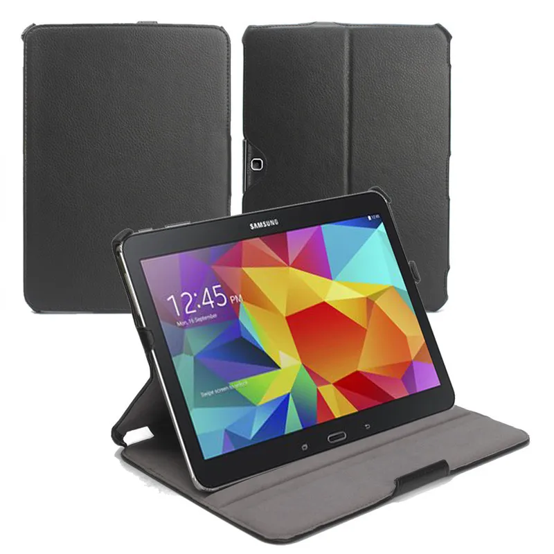 Ультратонкий кожаный чехол-книжка с тепловой настройкой для Samsung Galaxy Tab 4 10 1 T530 T531
