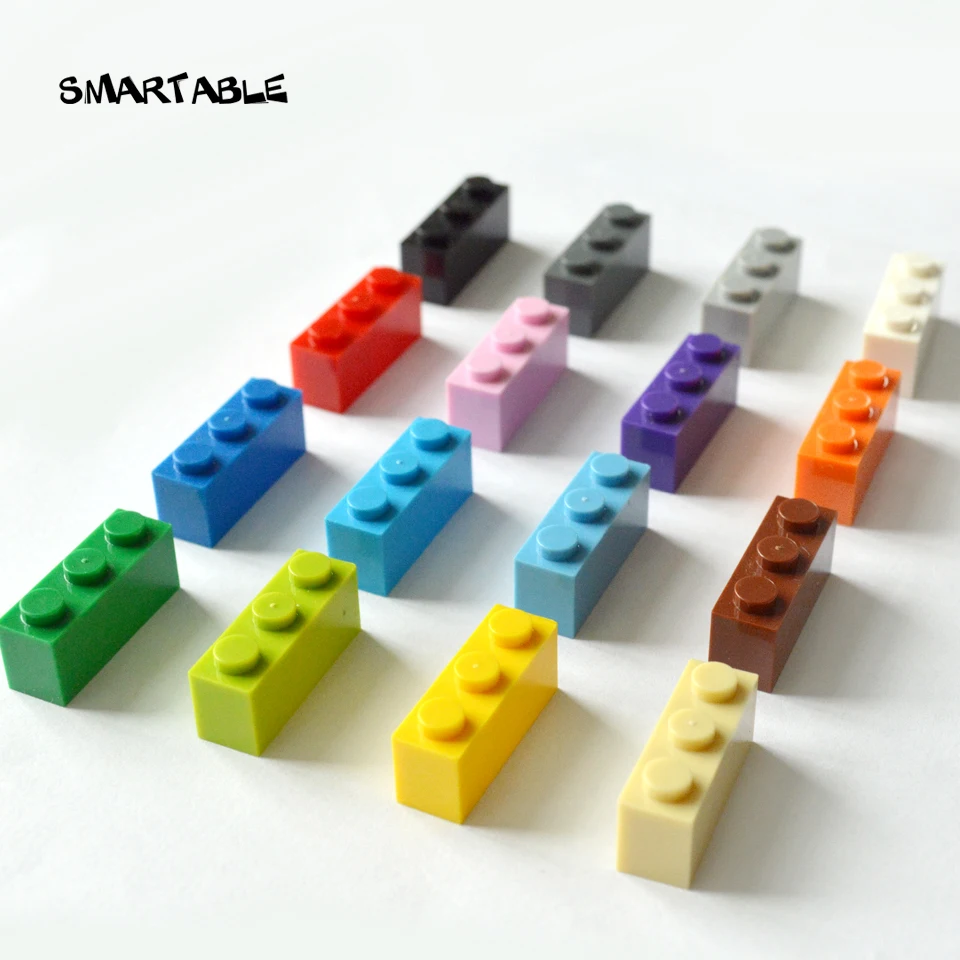 Строительные блоки Smartable 1X3 детали для сборки игрушки детей сделай сам