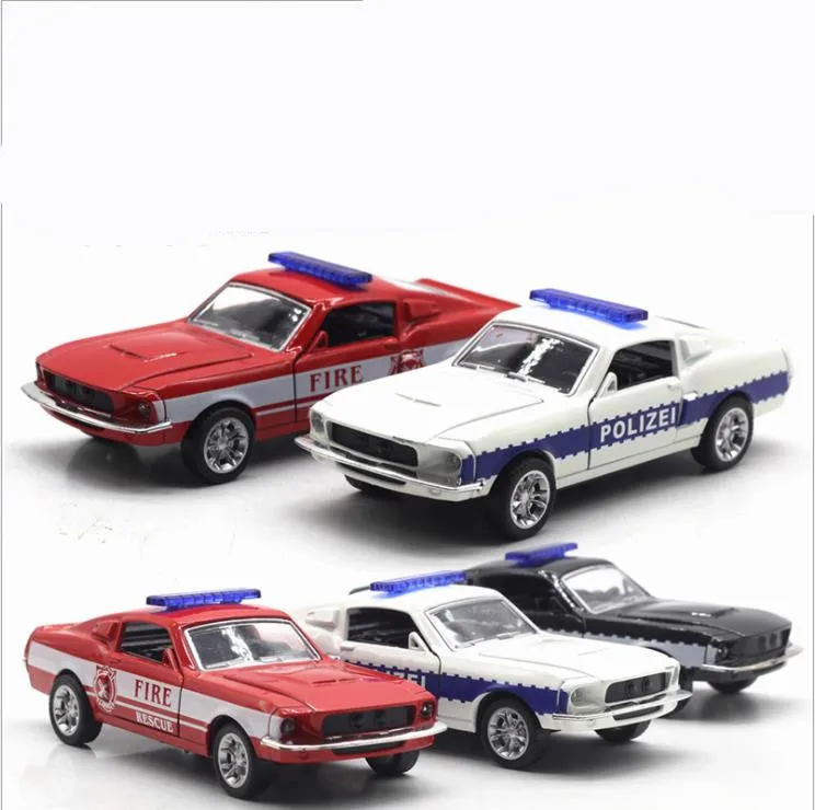 Модель Ford Mustang GT 1: 32 литые игрушечные машинки проблескивающиеся и музыкальные