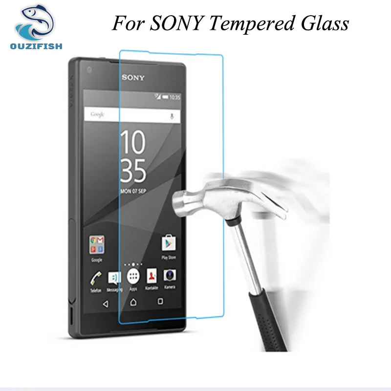 Пленка из закаленного стекла OUZIFISH для Sony Xperia Z5 Premium X Performance XA COMPACT XZ C6 ultra/XA ultra чехол