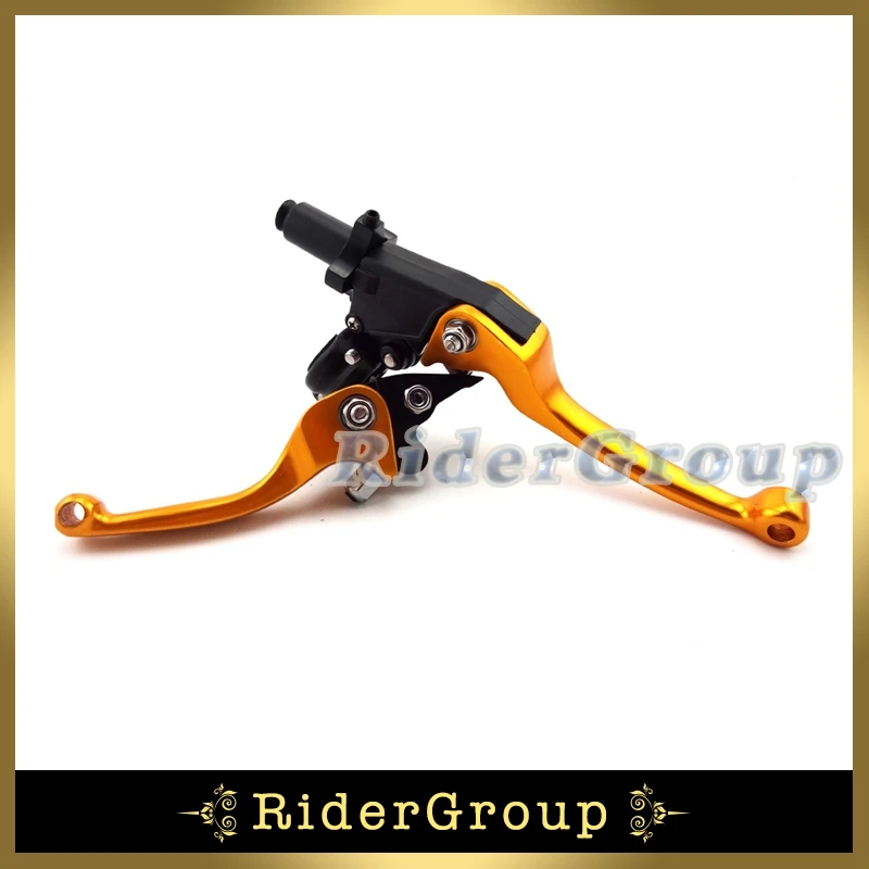 Тормозной рычаг сцепления с золотой ручкой для мотоцикла кроссового мотора