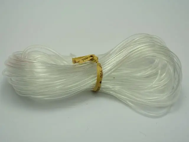 Прозрачный прозрачный шнур для ювелирных изделий резиновая Обложка