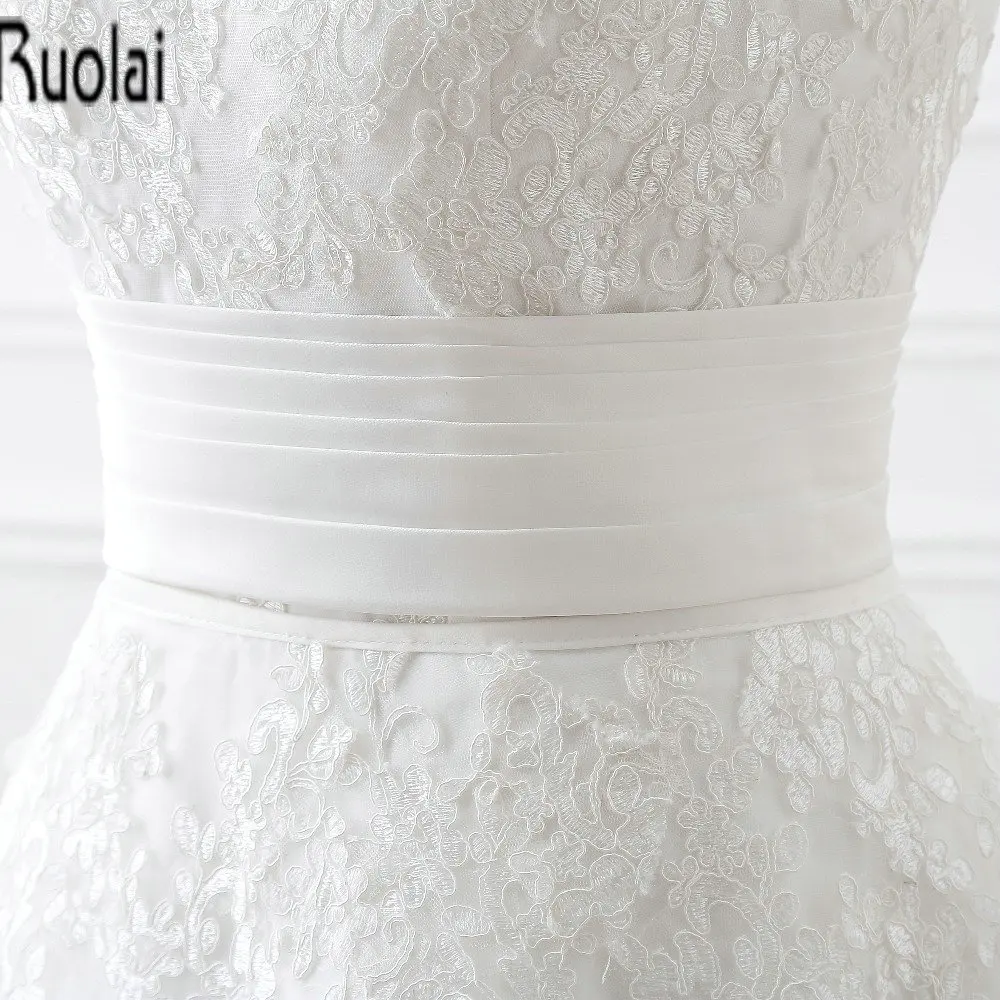 Женское кружевное свадебное платье длинное с круглым вырезом без рукавов со