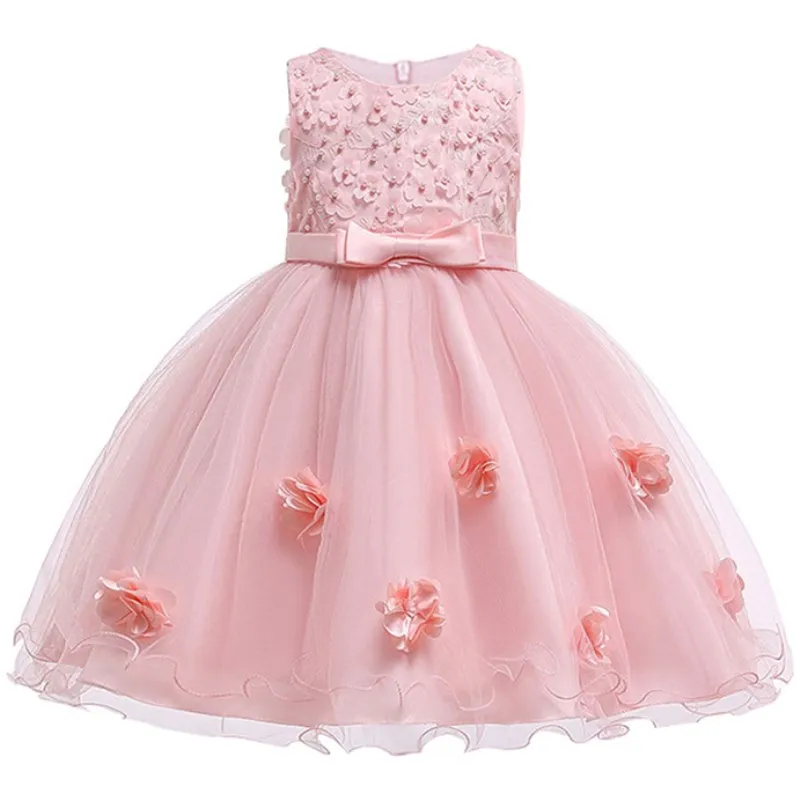 2020 Летние Детские платья для девочек элегантные вечерние принцессы свадебное