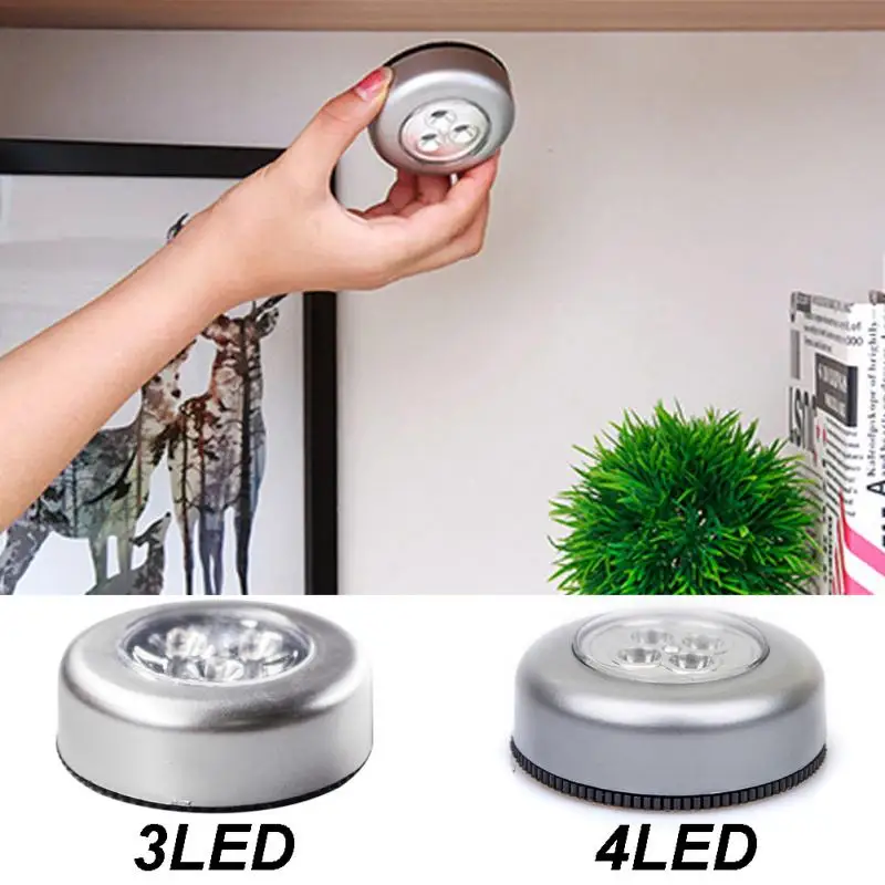 

Portable Home Mini Bedside Lamp Reading Night Light Cabinet Lamp LED Wardrobe Light For Room Car Energy Saving Travel Camping