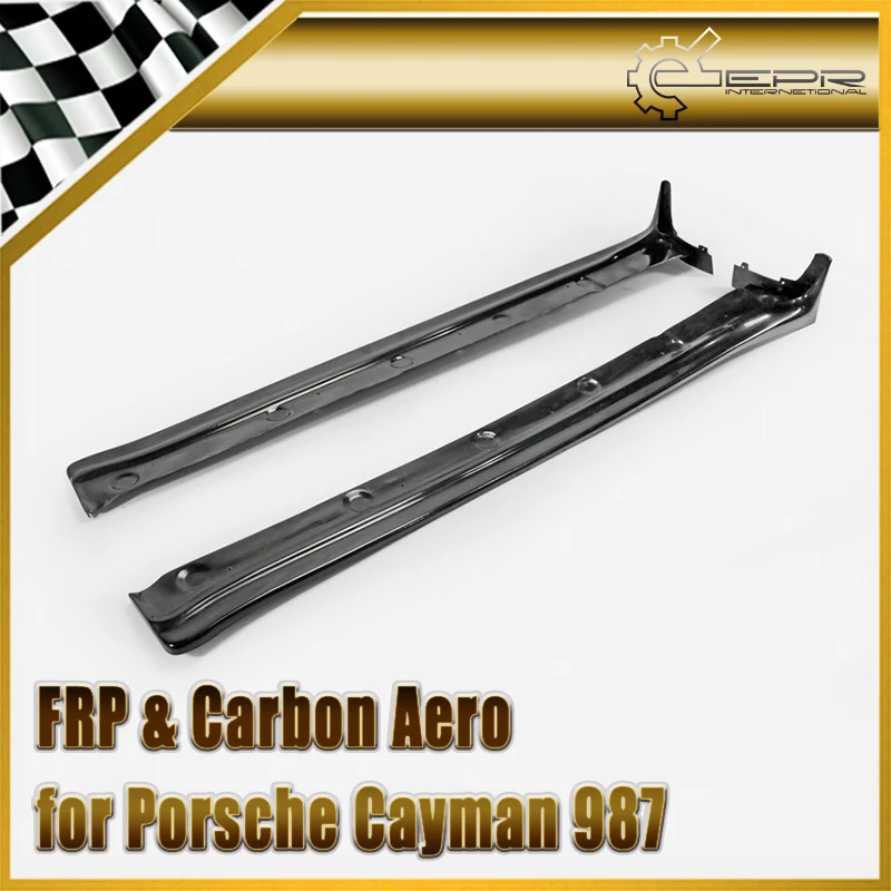 Автомобильный Стайлинг для Porsche 2006 2012 Cayman 987 FRP стекловолокно EPA стиль боковая юбка