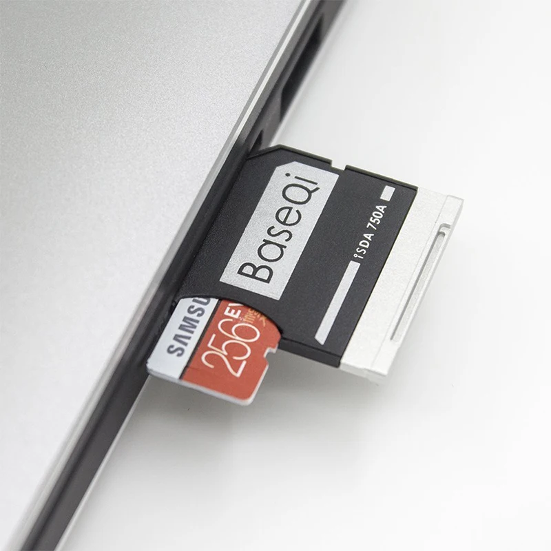 Алюминиевый невидимый мини-накопитель BaseQi Ninja адаптер tf-карты для Dell XPS 13 &quotи 15&quot