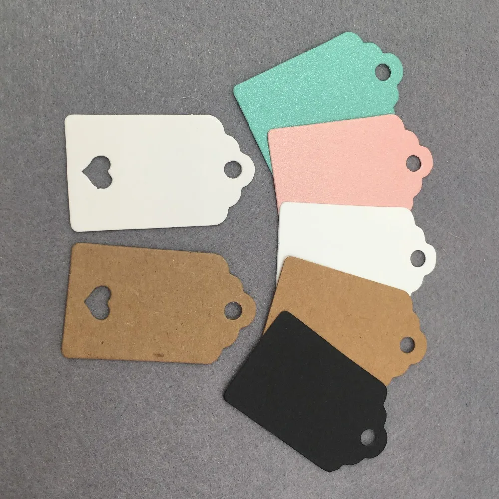 100 шт. бумажные подарки подвесные бирки сделай сам ручная работа пустые для