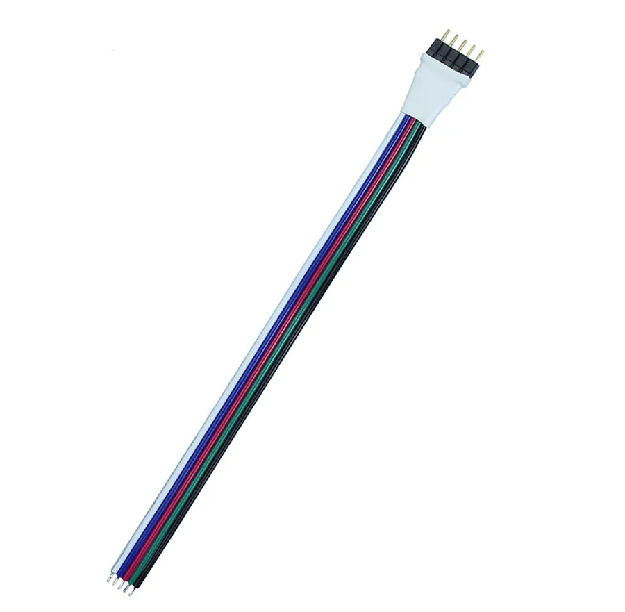 10 шт. 5pin DC разъем кабель для Светодиодные ленты света 5050 3528 SMD RGBW rgbww 5 pin Провода|cable