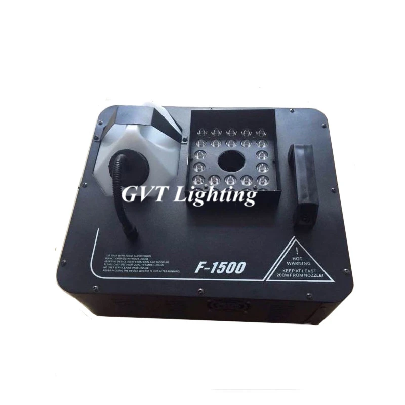 Мощный 1500 Вт DMX светодиодный дымовая машина с Беспроводной пульт дистанционного