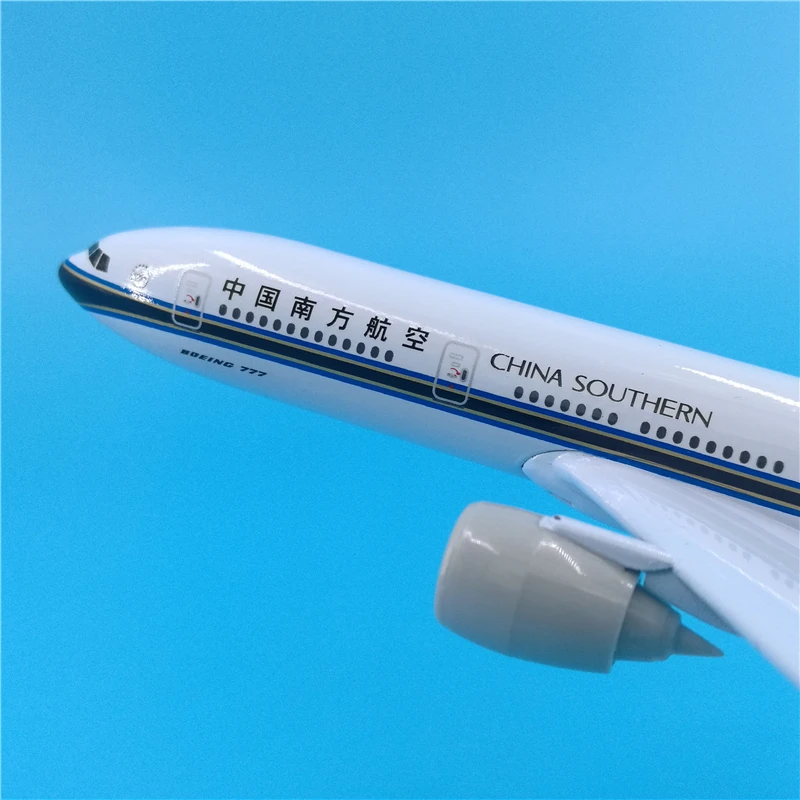 20 см Китай Южная авиакомпания лазерной обрезки модели самолета Южной B777 Аэробус