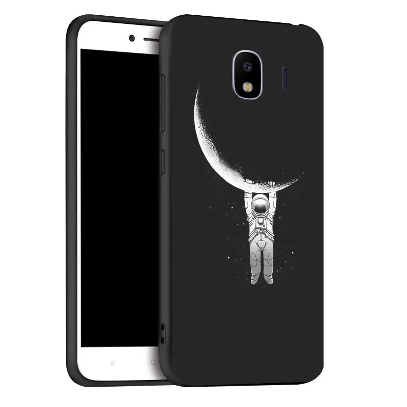 Мягкий Черный силиконовый чехол для samsung Galaxy J4 EU чехол s TPU чехол для телефона samsung J4 Plus Чехлы бампер Fundas - Цвет: x061