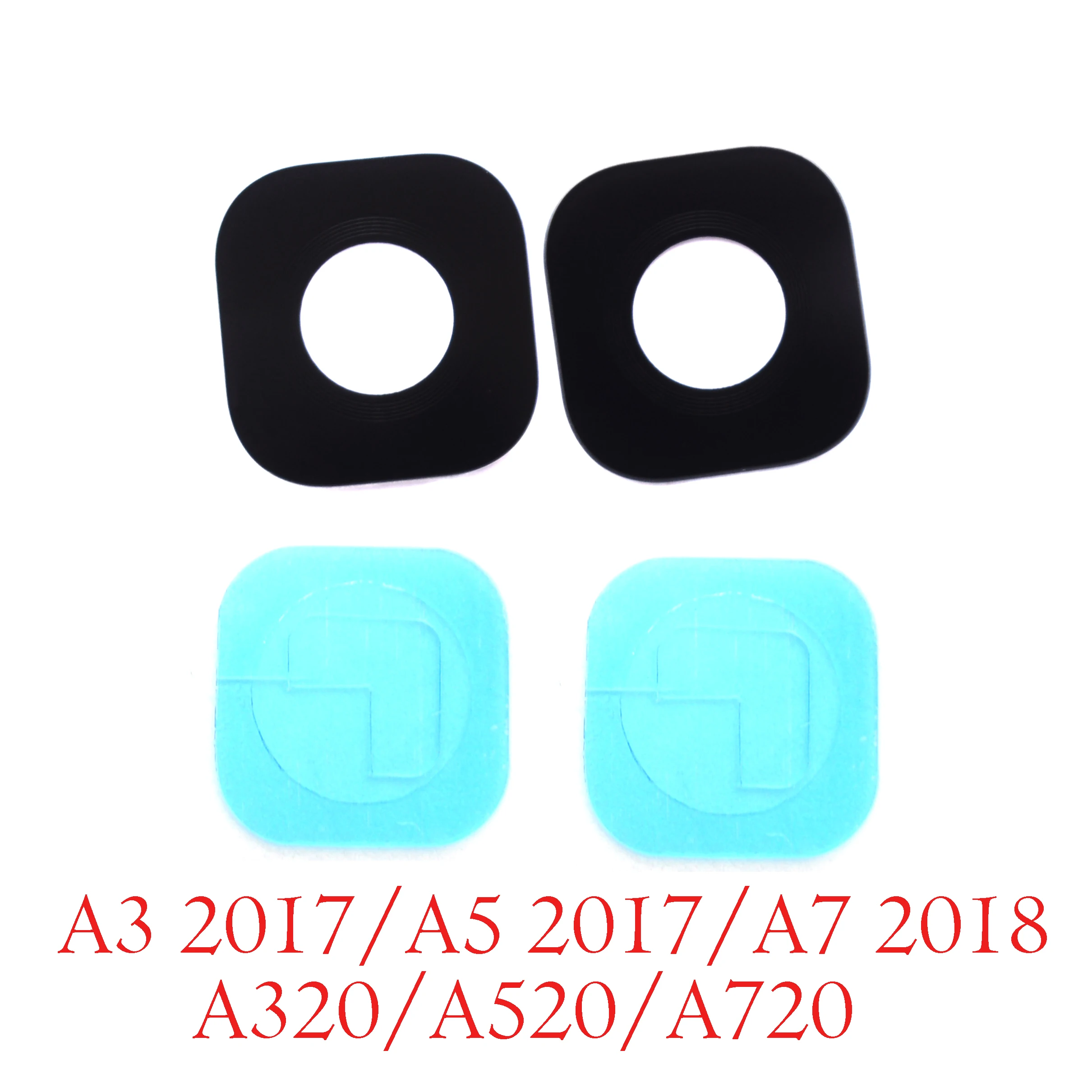 Стеклянное кольцо для объектива задней камеры с наклейкой 50 шт. Galaxy A320F A3 2017 A520F A720F