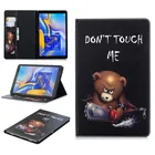 Модный чехол из искусственной кожи с принтом для Samsung Galaxy Tab A A2 2018, 10,5 дюймов, T590, T595, T597, чехол для планшета, умный, магнитный, с подставкой