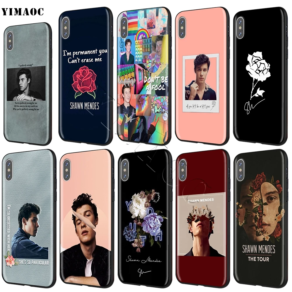 Мягкий чехол YIMAOC Shawn Mendes The Tour для Apple iPhone SE 2020 5 5s 6 6s 7 8 Plus XR X Xs 11 12 Pro Max mini|Бамперы| |