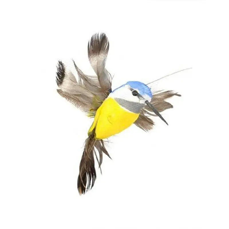 Солнечная развевающаяся Колибри крылья перьев и хвост летающая игрушка для