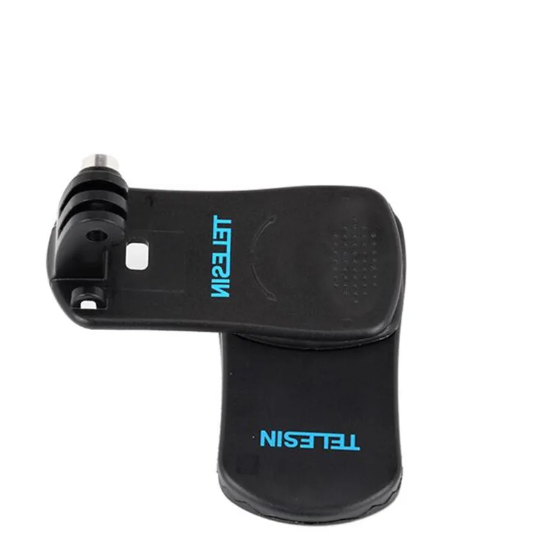TELESIN экшн камера рюкзак зажим для GoPro Hero 6 5 4 3 360 поворотный Крепление Go Pro Xiaomi Yi 4K SJCAM