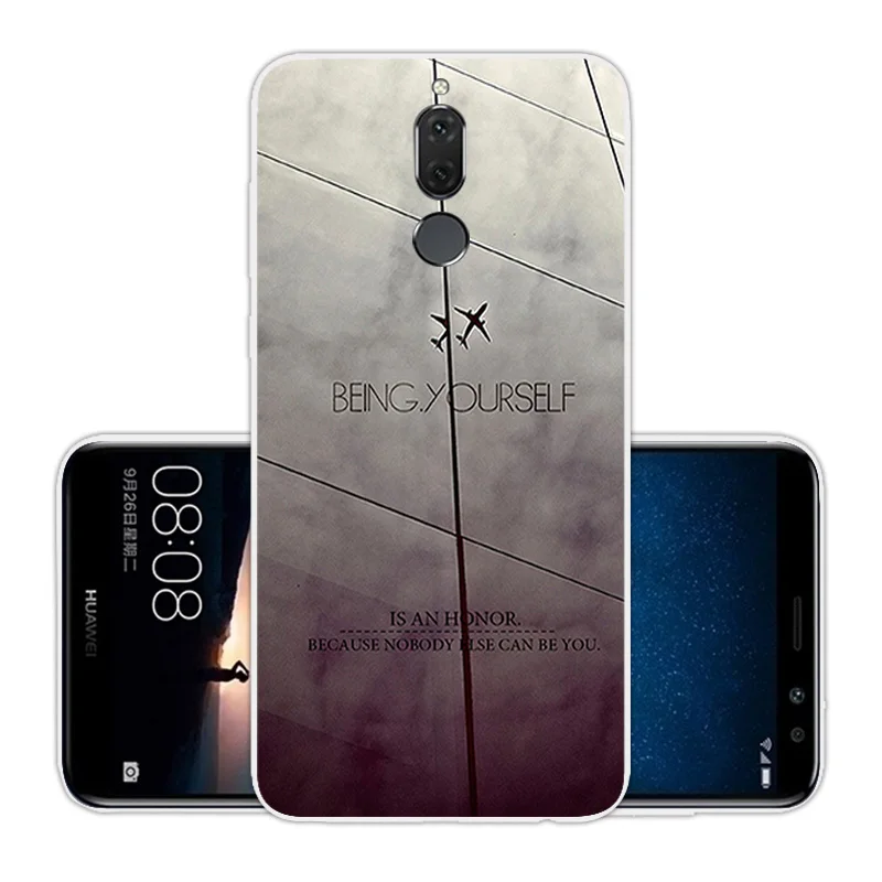 Coque for Huawei Nova 2i Mate 10 Lite Colorful Phone Case Soft TPU Slim Silicon Back Cover Maimang 6 Shell |