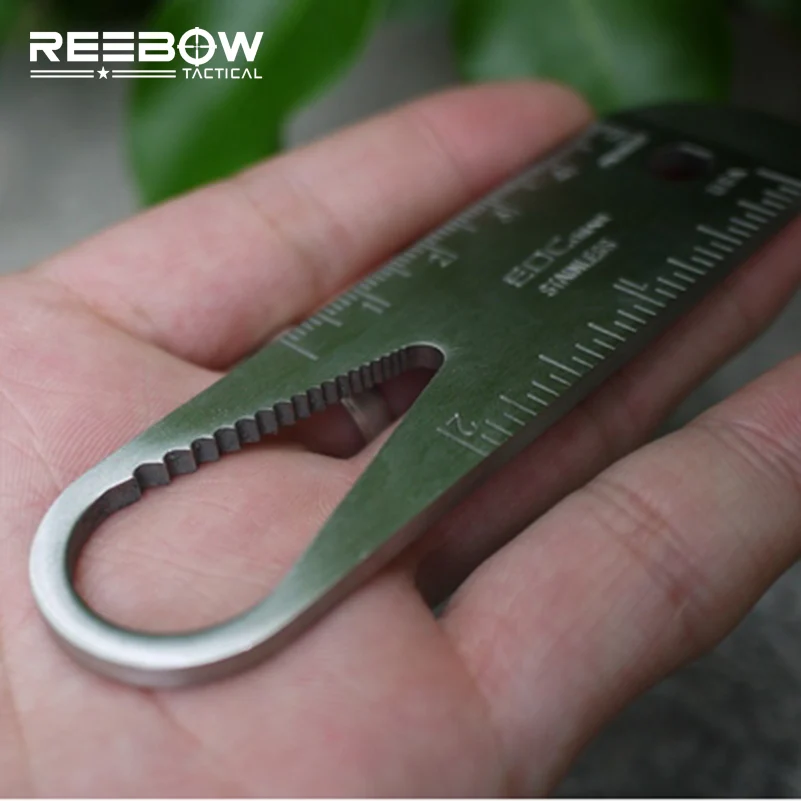 Reebow Тактический Открытый EDC карман Гаечные ключи правитель multi Инструменты