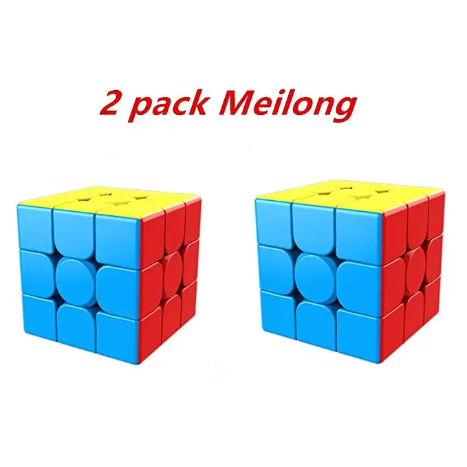 Cuber speed Bundle 2 шт. Moyu Meilong 3x3x3 бесклейкий скоростной куб MoFang JiaoShi Cubing классная