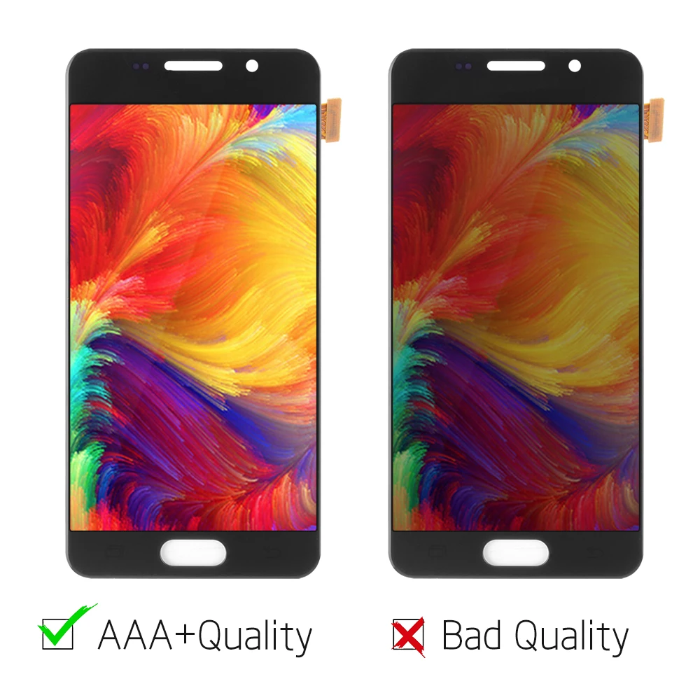 4 7 ''Супер AMOLED для SAMSUNG Galaxy A3 2016 A310 A310F SM ЖК дисплей сенсорный экран дигитайзер